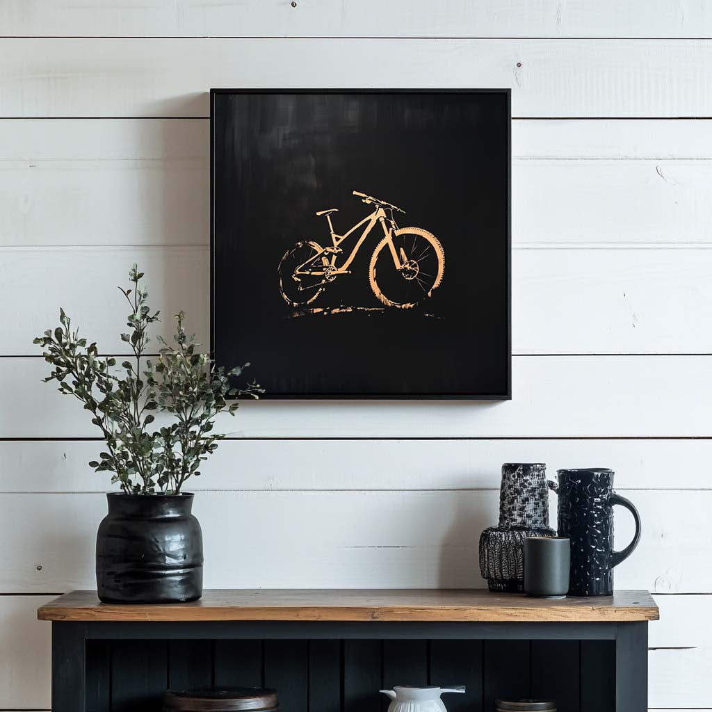 Ridge Rider Mountain Bike Art Print
